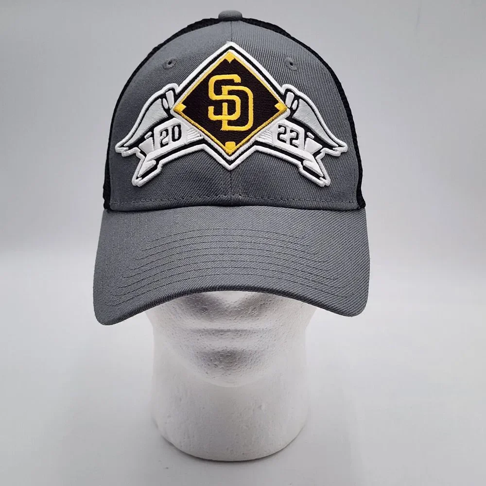 San Diego Padres 2022 Post Season Playoffs Trucker Mesh New‎ Era OSFA Hat